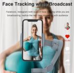 L7b Pro 3-axis Handheld Gimbal with Face Tracking for Smartphones - Wireless Bluetooth, Video Record Vlog - Image 5