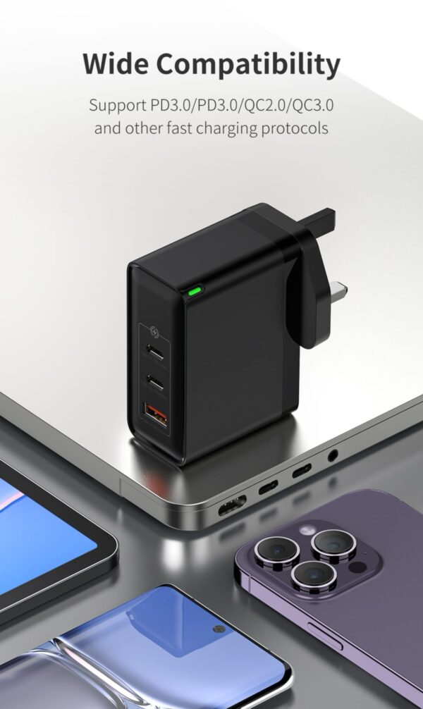 MAXCO  Super Fast Charger 100W USB-C1 C2 USB A