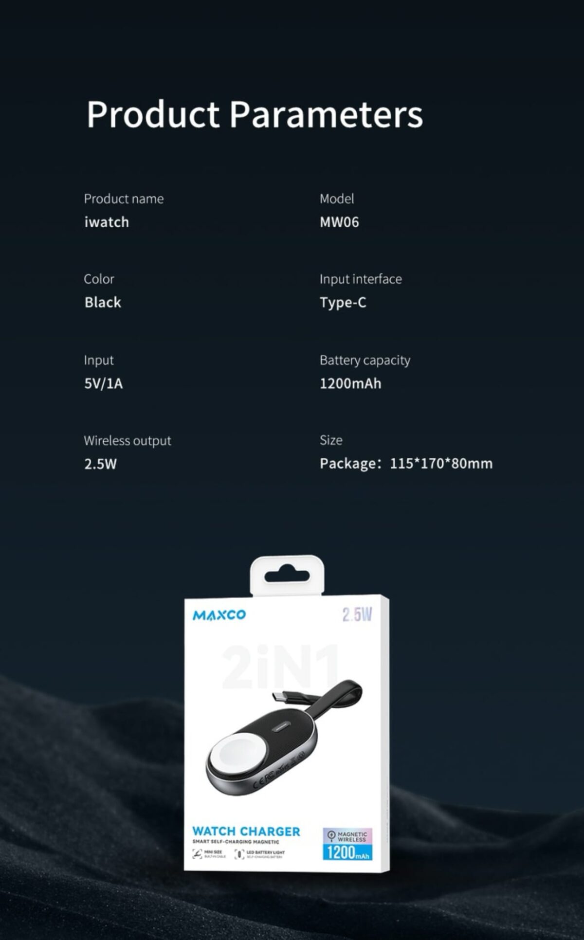 MAXCO : Apple Watch - Dual Function As Charger And Power Bank - Image 5