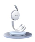 Yesido : 3 In 1 Telescopic Design With Aluminium Alloy Shell Flat Data Cable
