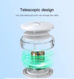 Yesido : 3 In 1 Telescopic Design With Aluminium Alloy Shell Flat Data Cable - Image 3