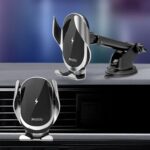 YESIDO Wireless Car Charger & Phone Holder (Fast 15W) - C78 - Image 3