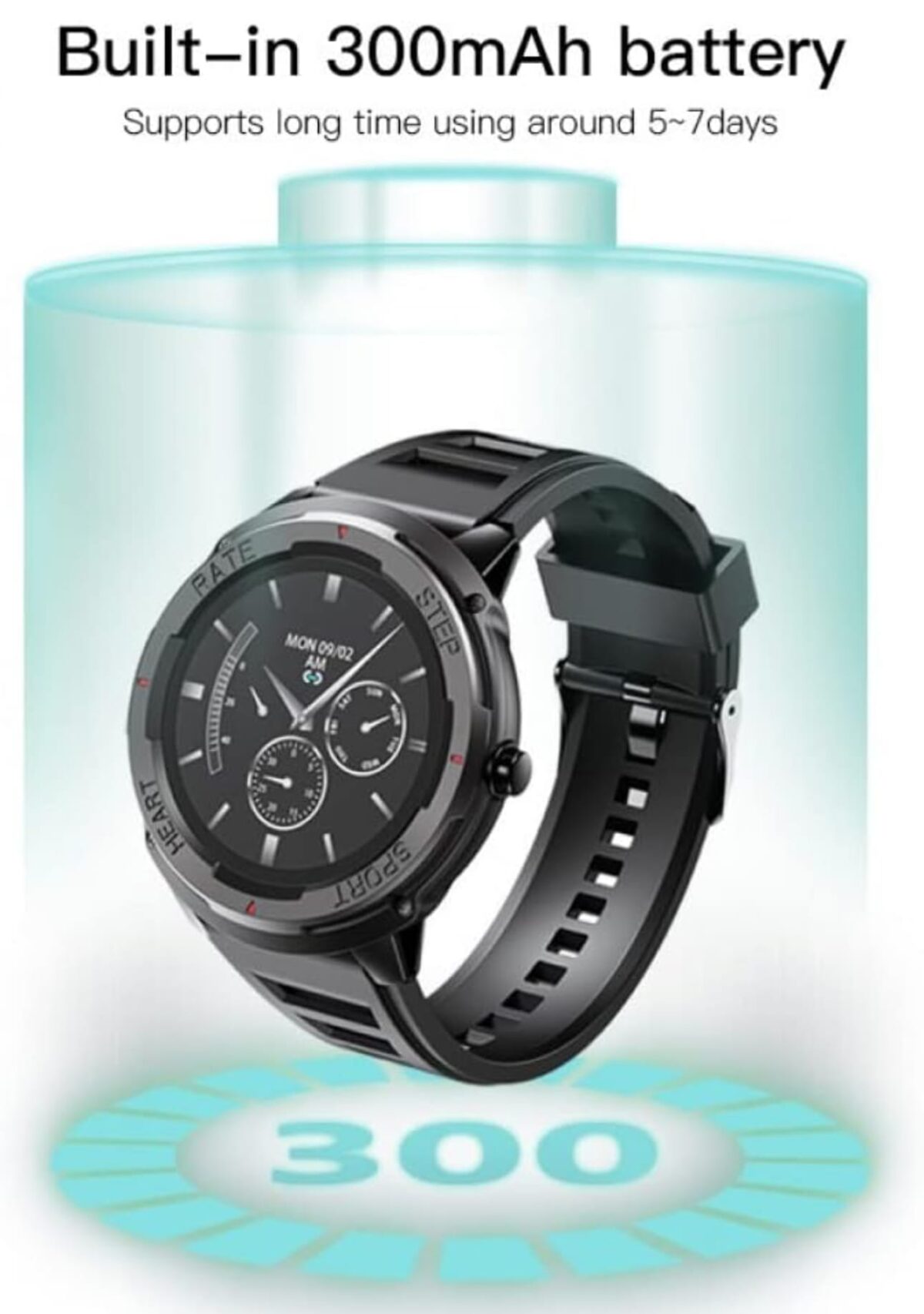 YESIDO Smart Watch IO16 Modern Style With Heart Rate Monitor - Image 4