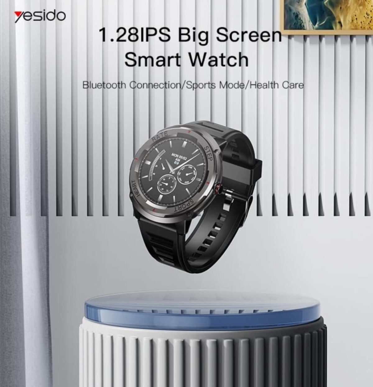 YESIDO Smart Watch IO16 Modern Style With Heart Rate Monitor - Image 5