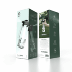 Green Lion Spray Water Bottle - Black-transparent - Image 2