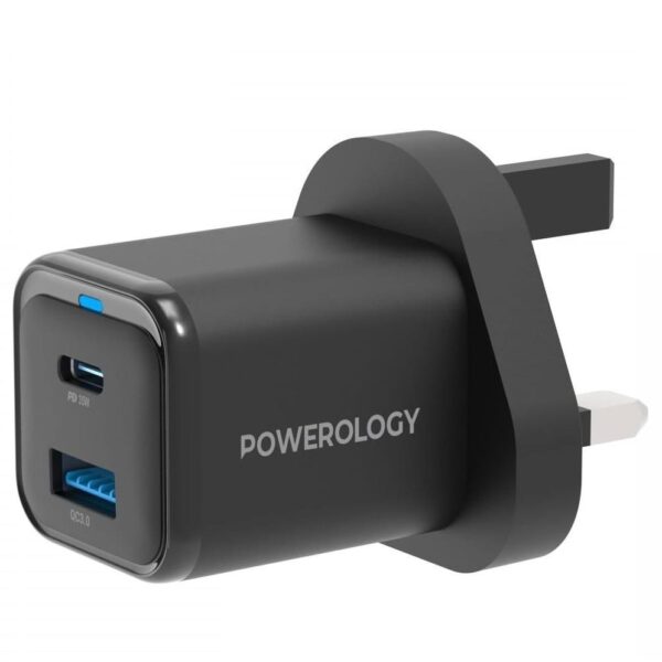 Powerology Super Compact Quick Charger 35W Braided