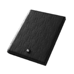 Levelo Bifold Genuine Leather With Debossed Logo Pocket Organizer