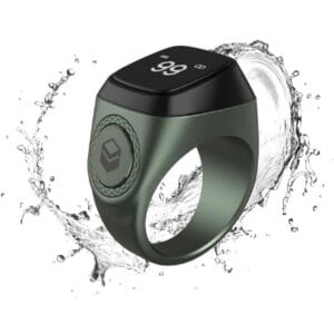 iQbla Smart Zikr Ring Tasbih Counter - Metal M02