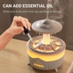Water Drop Aromatherapy Humidifier Remote Control Diffuser - Image 3