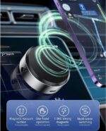 Magnetic Car Suction 360 Rotation Magnetic Car Cell Phone Holder - Image 2