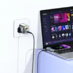 Dual Output Transparent Quick Charger With USB-C Cable - Image 2