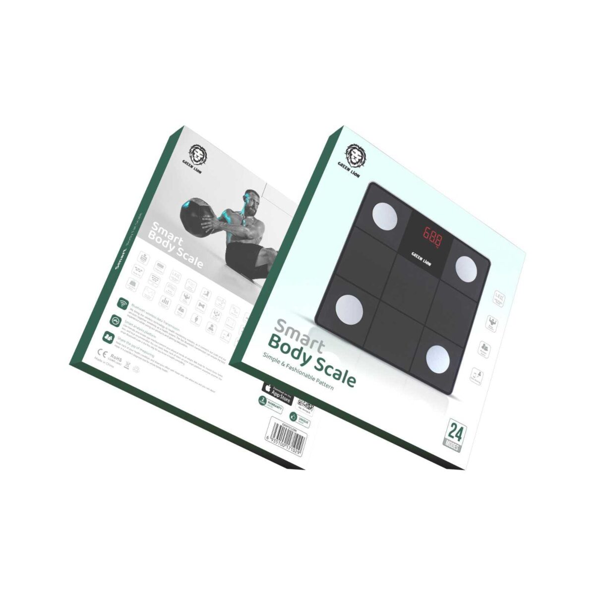 Green Lion Smart Body Scale Simple & Fashionable Pattern - Image 4