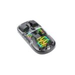 Porodo Transparent Mouse 2.4G and Bluetooth Dual Mode