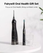 Fairywill Water Flosser Oral Irrigator and Electric Toothbrush Combo for Adults - Image 5