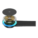 Porodo 15W Magnetic Wireless Car Mount with Dual Port Car Charger - Image 4