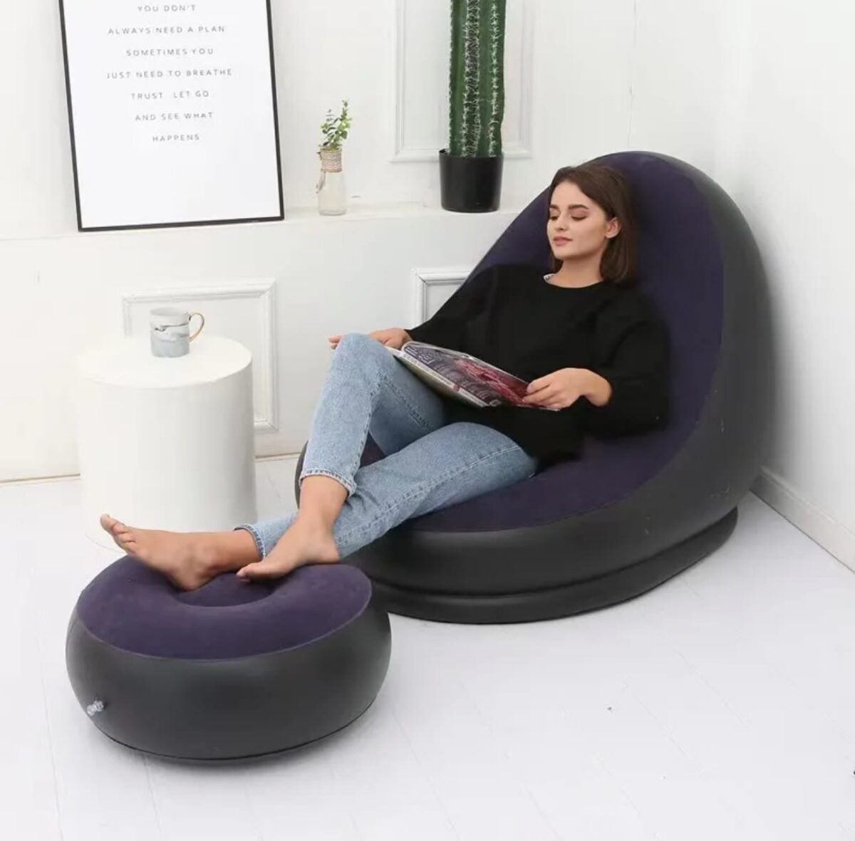Lunch Break Inflatable Lazy Sofa (Style Sofa+Pedal) - Image 3