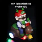 Toddler Motorcycle Toy Dancing & Rotating Stunt Tricycle With Lights Music - Image 4