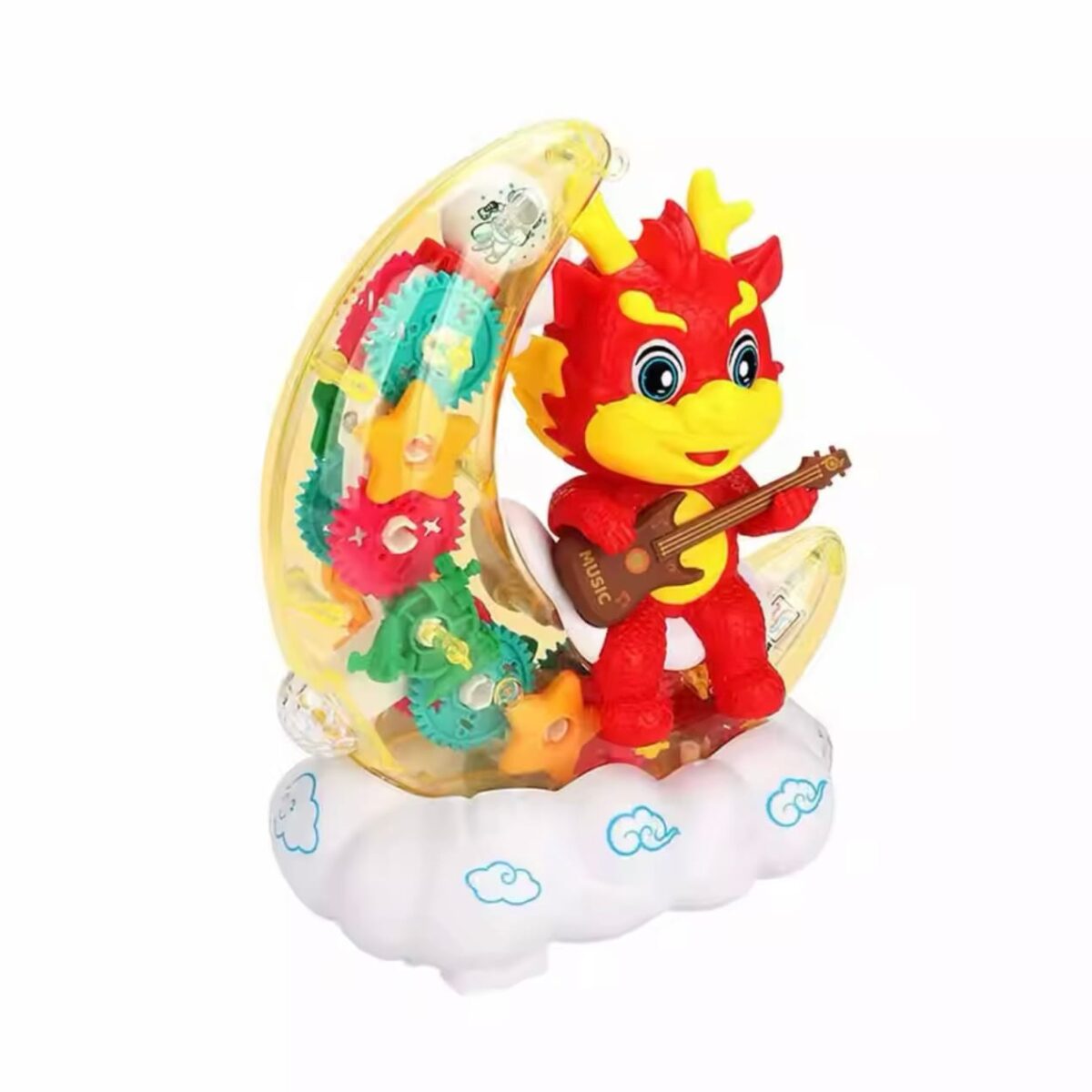 Ranley Dragons for Kids Electric, Educational Toys with Light & Music, Interactive Moon Dragon Gear - Image 1
