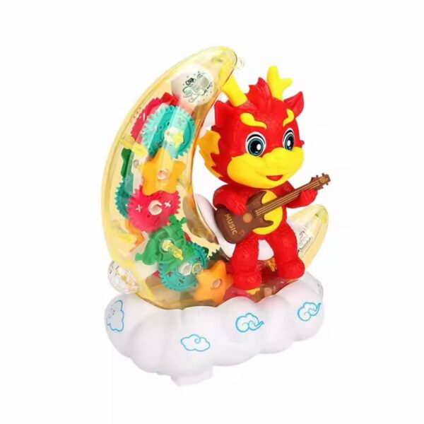 Ranley Dragons for Kids Electric, Educational Toys with Light & Music, Interactive Moon Dragon Gear