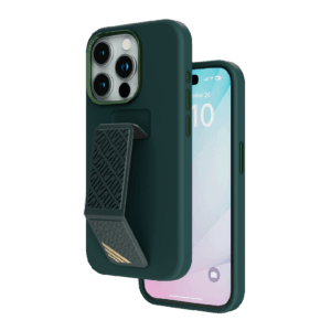Levelo Morphix Silicone Case with Leather Grip for iPhone 15 Pro