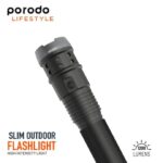 Porodo Slim Outdoor Flashlight High Intensity Light 1200 lumens - Image 2