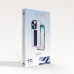 Levelo Graphia Shock-Proof Edges IMD Silicone Grip Clear Case for iPhone 15 Pro - Image 3