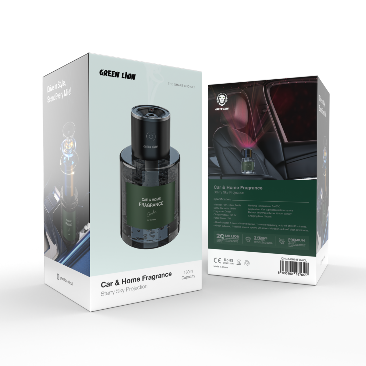 Green Lion Car & Home Fragrance Starry SkyProjection - Image 3