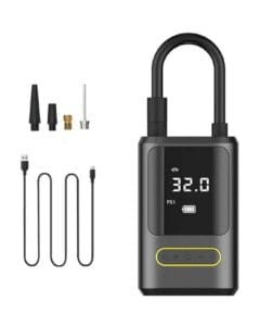 Portable Wireless Tire Inflator Air Compressor Pump For Cars, Motorcycles & Bicycles