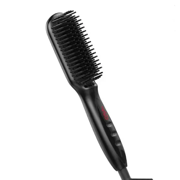 Green Lion Hair & Beard Straightener Comb With Digital Display & Control Buttons