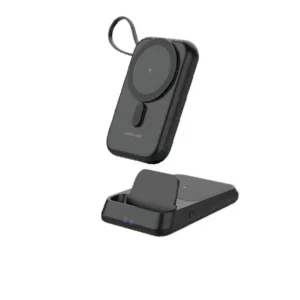 Green Lion 3 IN 1 Magsafe 10000mAh Power Bank,15W Wireless Type-C - Black