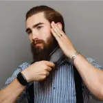 Green Lion Hair & Beard Straightener Comb With Digital Display & Control Buttons - Image 3