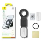 Baseus C02 mega Prime Trip Series Magnetic Car Phone Holder 360° Rotatable, Foldable Car Mount - Image 5