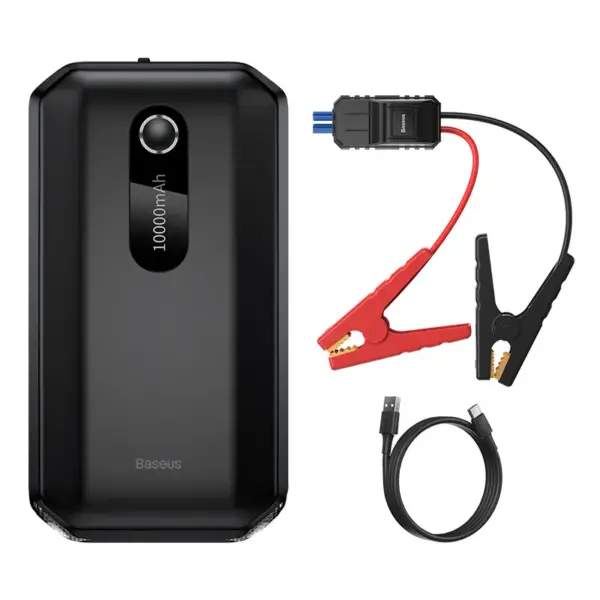 Baseus Super Energy Air Car Jump Starter 10000mAh,Peakcurrent 1000A Black