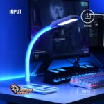 Porodo Gaming E-Sports Desk Lamp with Charging Base - White - Image 4