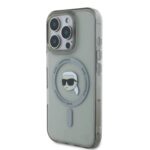 Karl Lagerfeld Magsafe IML Hard Case With Karl & Choupette Head - Image 2