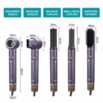 Winning Star Multi Functional Negative Ion High Speed 5 In 1 Hair Dryer - Black - Image 2