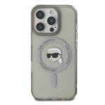 Karl Lagerfeld Magsafe IML Hard Case With Karl & Choupette Head