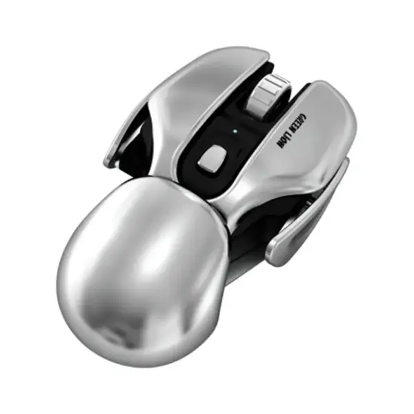 Green Lion G266 Beetles Metal Mouse - Gray