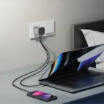 Green Lion GaN Adapter 45W 2 USB-C Ports - Grey - Image 2