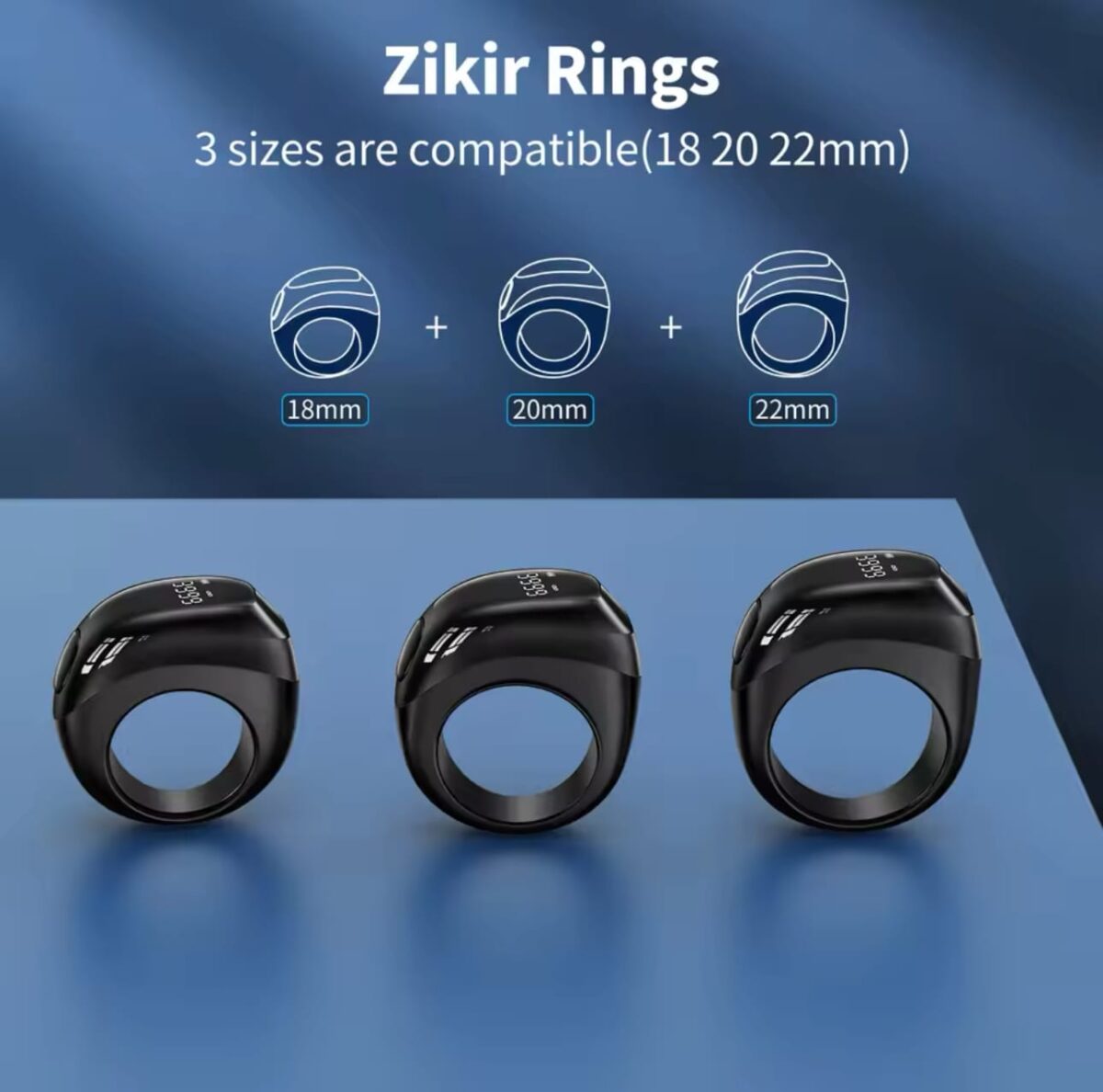 iQibla Smart Zikr Ring,Tasbih Counter ZR 05 - Image 5