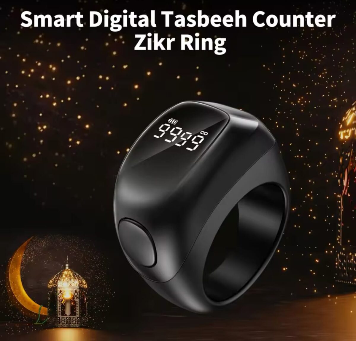 iQibla Smart Zikr Ring,Tasbih Counter ZR 05 - Image 2