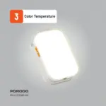 Porodo Lifestyle Phone Stand Fill Light - Black - Image 4