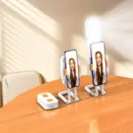 Porodo Lifestyle Phone Stand Fill Light - Black - Image 2