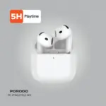 Porodo Soundtec Earbuds Gen 4 - White - Image 2