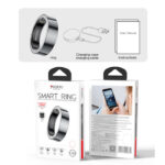 Yesido IO32 Health Ring Temp, HR, BP, female health 63mm, Black - Image 5