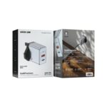 Green Lion GaN UK Plug Wall Charger with 45W Power Delivery,USB-C & USB-A Ports - Gray - Image 5