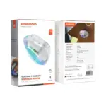 Porodo Vertical 4800 DPI Wireless Mouse - Transparent - Image 7