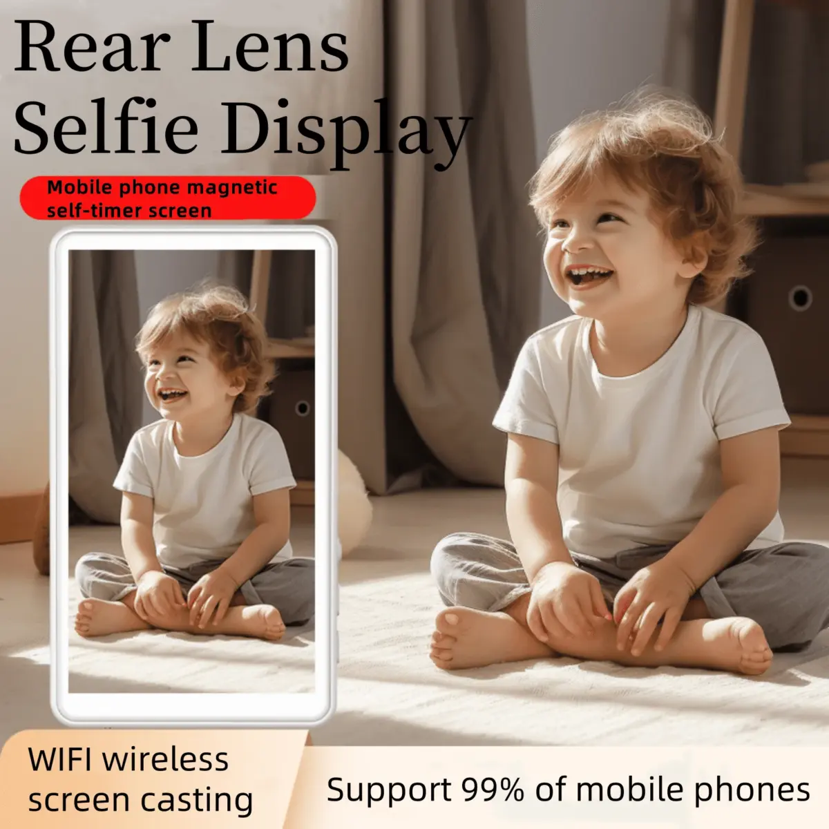 Mag Selfie Display Real time camera sync with Bluetooth, remote stand ,alone photos - Image 5