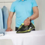 Green Lion Essential Care Steam Iron 2200W - Black and Green - Image 4