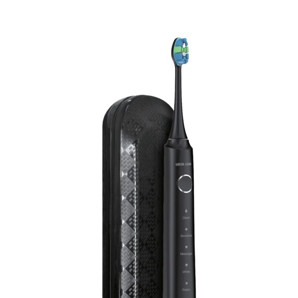 Green Lion Smart Brush Rechargeable Toothbrush - Black